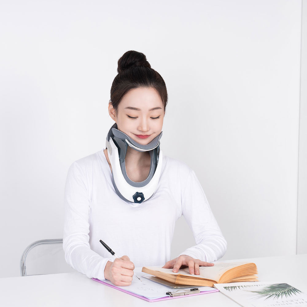Wireless Adjustable Neck Support Brace – Inflatable Comfort Design