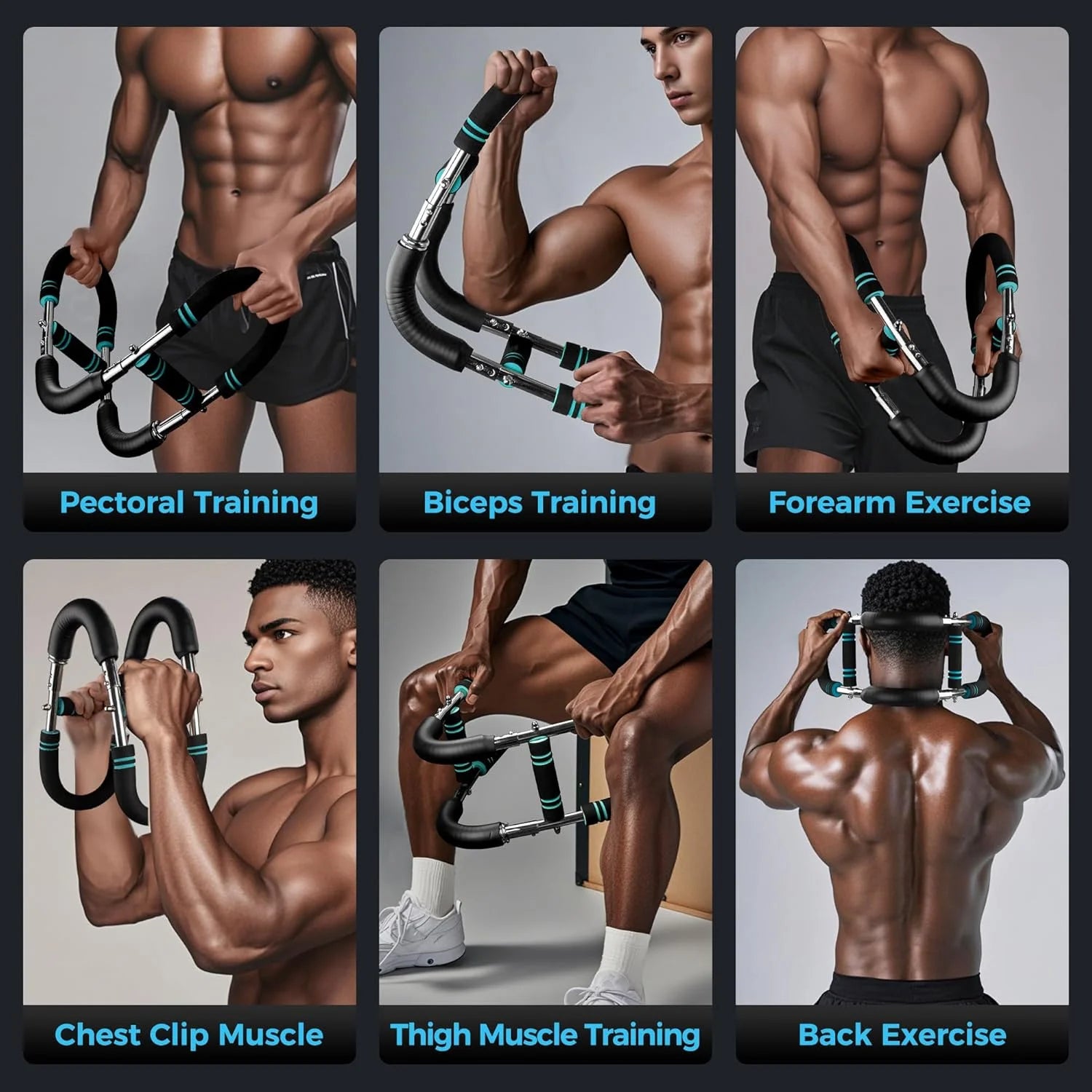 Twister Arm Trainer - Adjustable Chest Workout Equipment and Grip Strength Trainer for Men