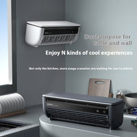 Refrigeration Wall Hanging Rechargeable Fan Household Stand Remote Control