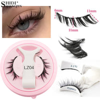 Magnetic Eyelash Set - Reusable Natural False Eyelashes and Magnetic Tweezers