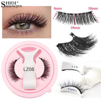 Magnetic Eyelash Set - Reusable Natural False Eyelashes and Magnetic Tweezers