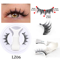 Magnetic Eyelash Set - Reusable Natural False Eyelashes and Magnetic Tweezers