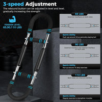 Twister Arm Trainer - Adjustable Chest Workout Equipment and Grip Strength Trainer for Men